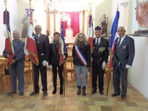 Cérémonie du 11 novembre au village de Cardo Torgia