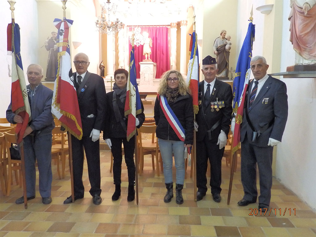 Cérémonie du 11 novembre au village de Cardo Torgia